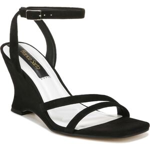 Franco Sarto Women's Black Wedge Sandals